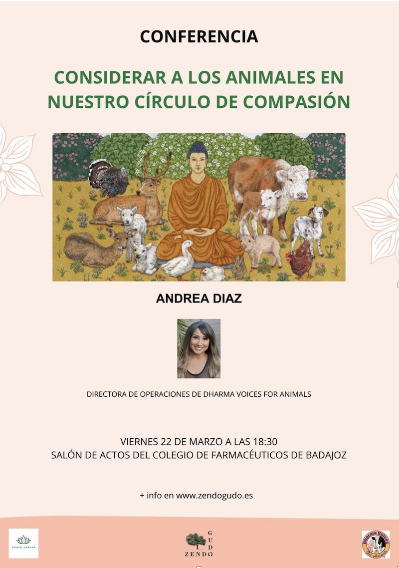 Conferencia 'Considerar a los animales en nuestro círculo de compasión'
